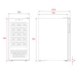 Vinoteca Teka RVF10032