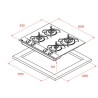 Placa cristal Teka GBC63010KBB Placa cristal Teka GBC63010KBB