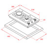 Placa acero Teka EFX30.12GAIALCIBTN