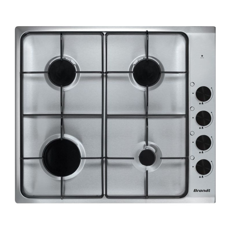 Placa de gas Brandt BPE3410X hobs Acero inoxidable