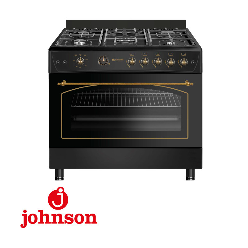 Johnson CONA90GRN Cocina Rústica Negra 90 cm