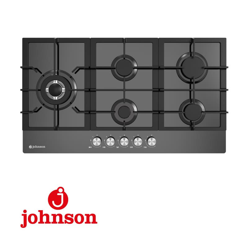 Encimera de gas  Johnson  JAMA590BN  90 cm 5 fuegos