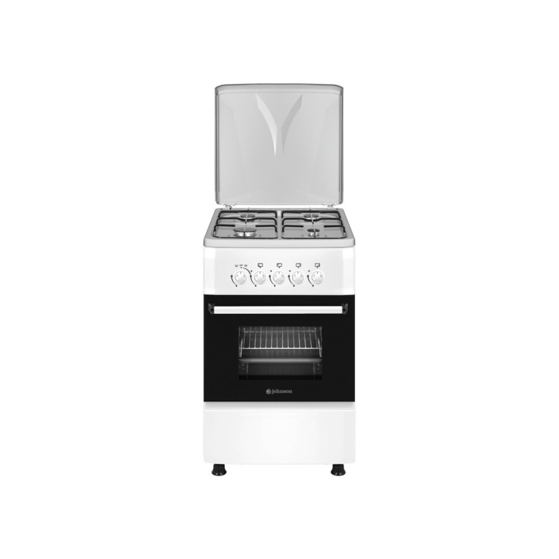 Cocina Johnson  COCI50BB de gas butano 50 cm Blanca