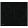 Indesit RI 360 C (ES) - Placa Vitrocerámica 3 Zonas 58 Cm Cristal Negro