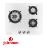 Johnson JAMA3BB Encimera de Cristal Gas