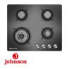 Johnson JAMA4BN Encimera de Cristal Gas