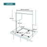 Johnson JAMA4BN Encimera de Cristal Gas