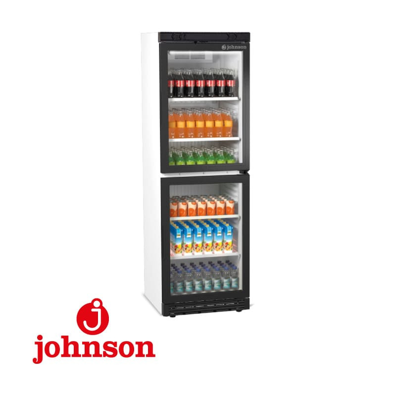 JRPRO1816AB2D Johnson Expositor de bebidas 2 puertas vertical